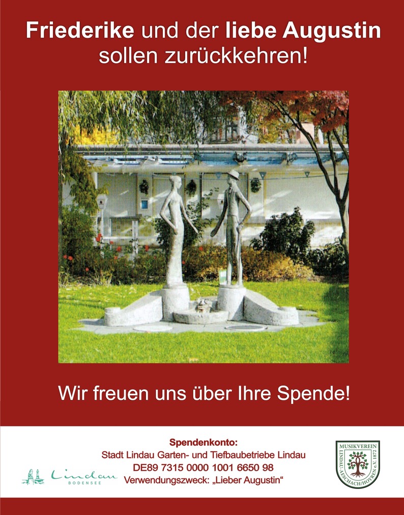 Friederike und der liebe Augustin sollen zurückkehren